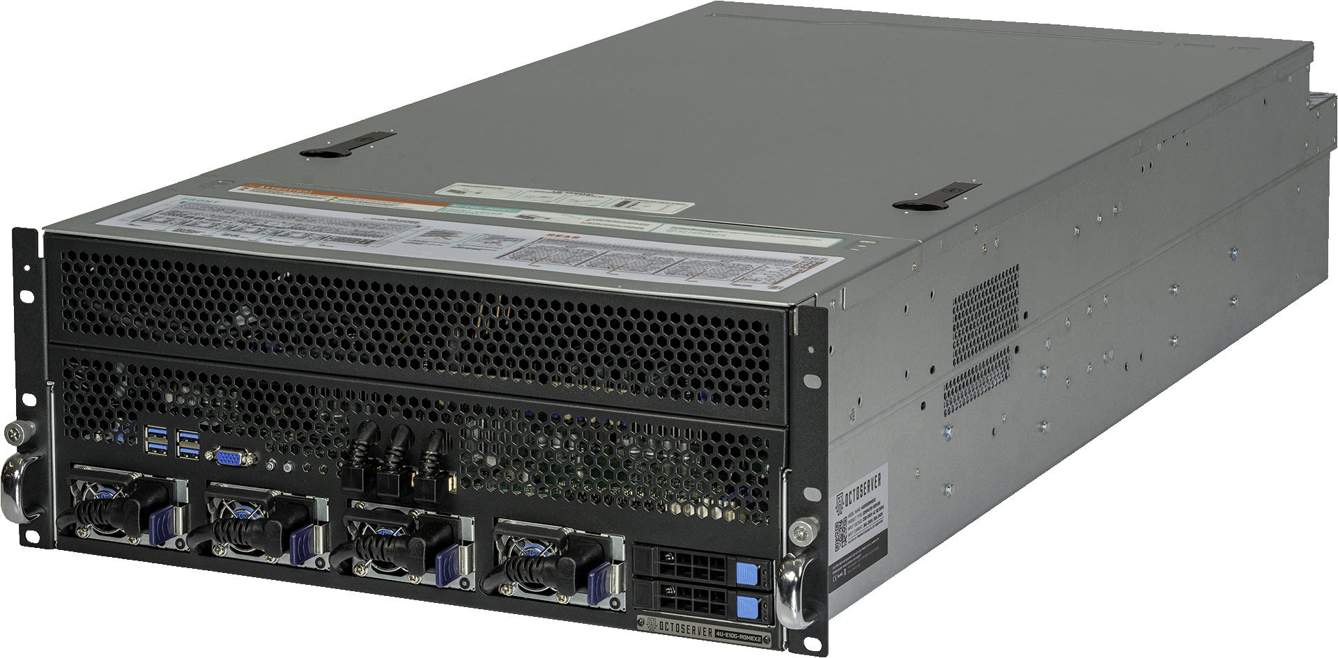 Octoserver GPU rack chassis